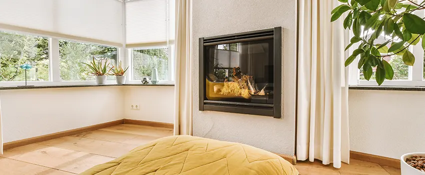 Residential Fireplace Ceramic Glass Installation in Medford, MA