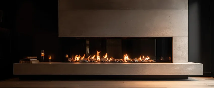 Gas Fireplace Ember Bed Design Services in Medford, Massachusetts