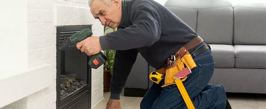 New Indoor Fireplace Installation in Medford, Massachusetts