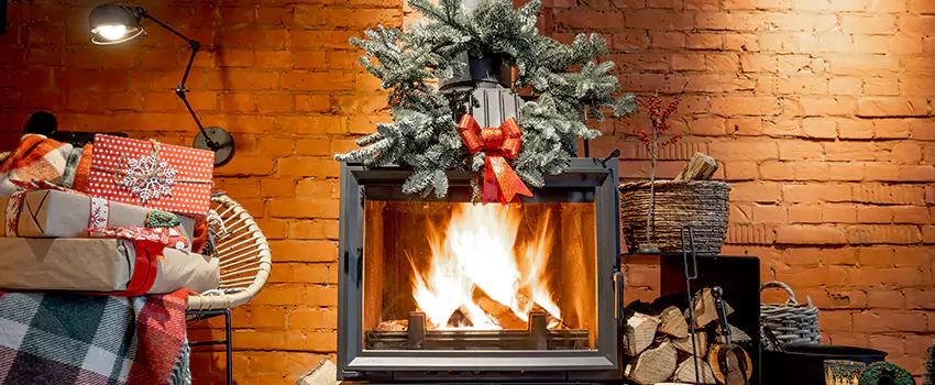 Travis Industries Linear Gas Fireplace Installation in Medford, Massachusetts