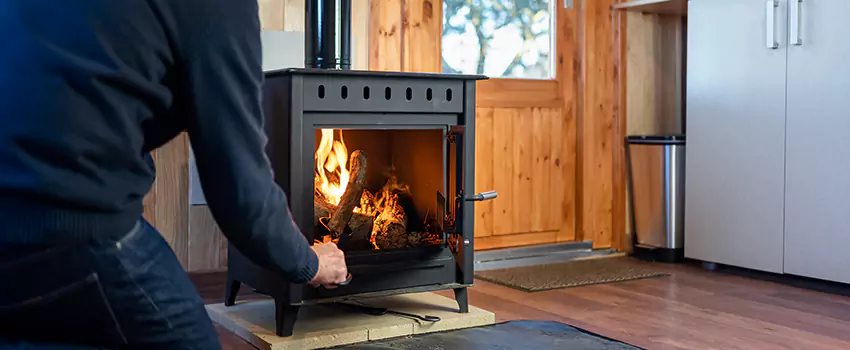 Open Hearth Wood Fireplace Installation in Medford, MA