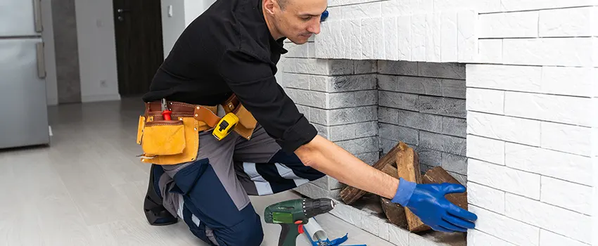 Fireplace Damaged Damper Frame Repair Services in Medford, Massachusetts