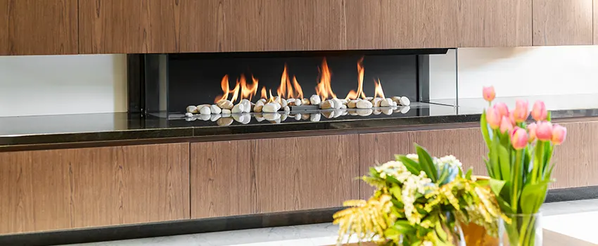 Double-height Fireplace Design Refurbishment in Medford, Massachusetts